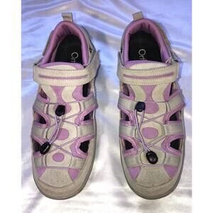 Orthofeet Sandals Shoes Naples 2way Strap Close Toe Pink Womens Sz 12 Medium